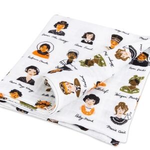 Babyletto Swaddle Oragnic Muslin Blanket Women In History